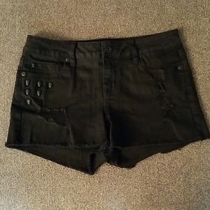 Size 9 Black Jean Shorts